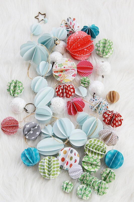 vanillejolie diy boules en papier