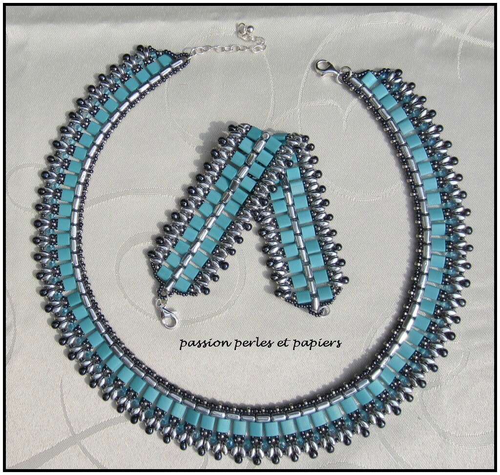 parure barely's turquoise argent