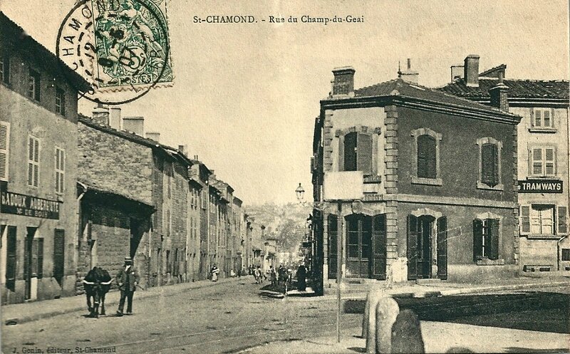 rue du Champ-du-Geai avec gare des tramways