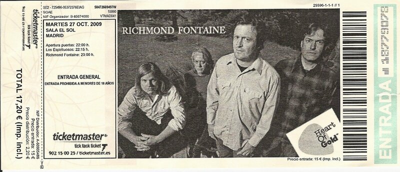 2009 10 Richmond Fontaine Billet