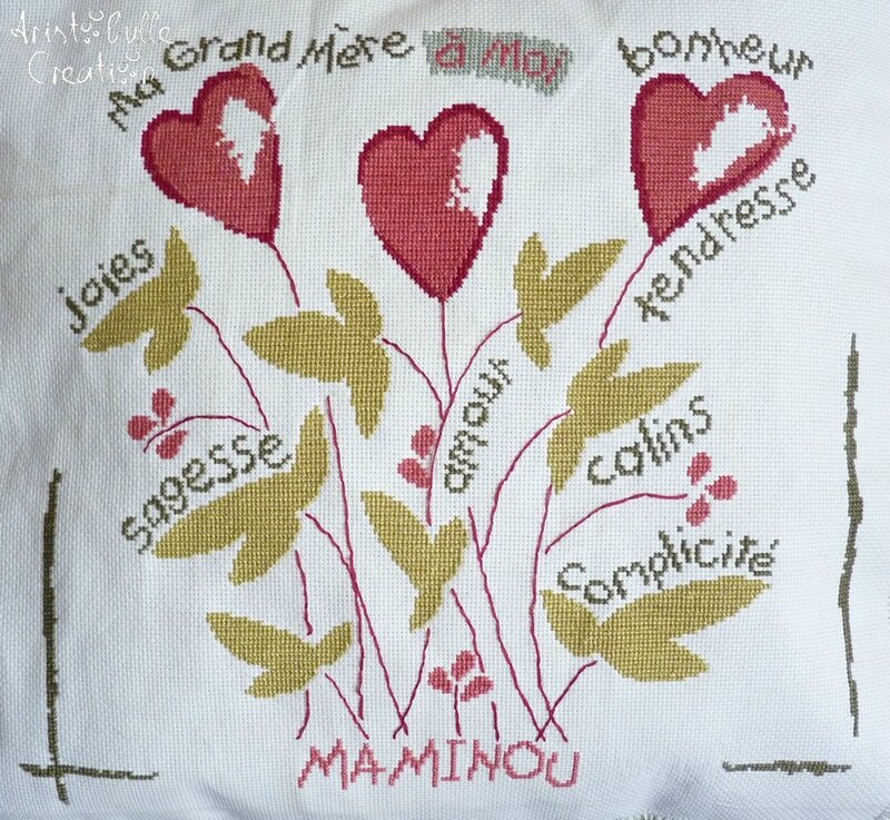 Coussin Maminou - détail