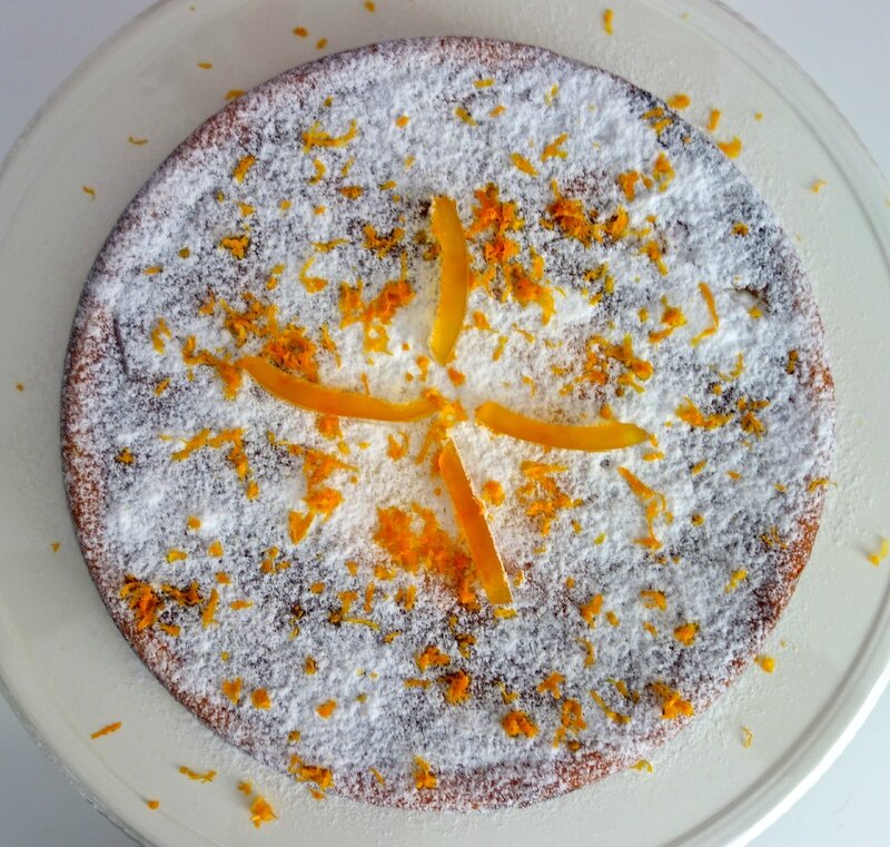 gâteau ricotta à l'orange