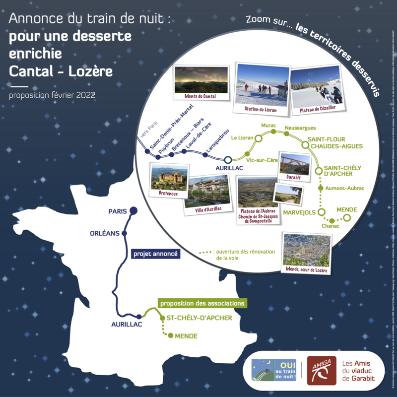 carte_prolongement_traindenuit_Paris_Aurillac_Ligne_Aubrac_Mende