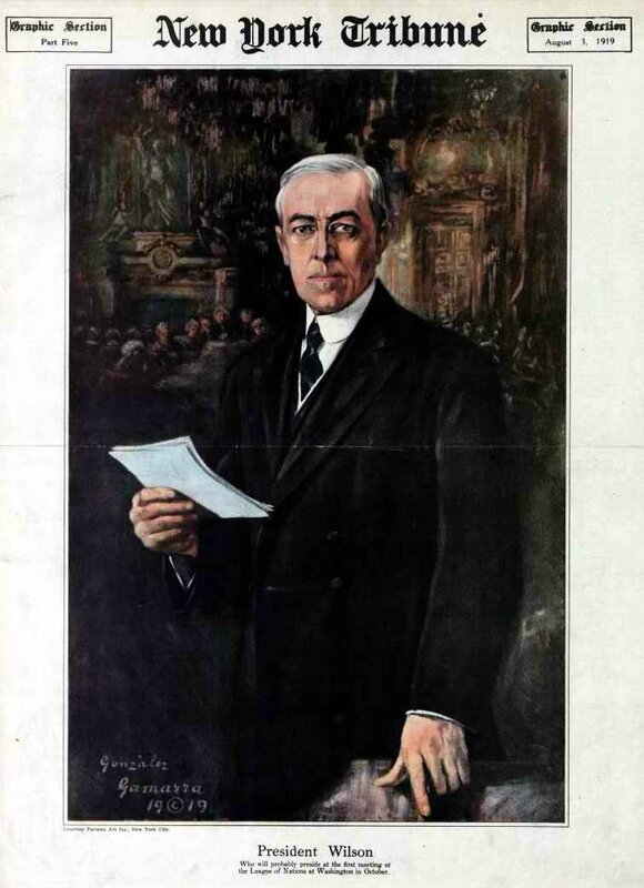 NYT 03 08 1919 Willson