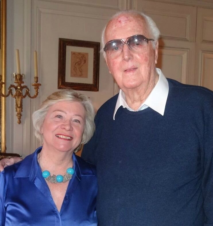 Nicole_Trabaud_avec_l'invité_d'honneur_2014_Hubert_de_Givenchy