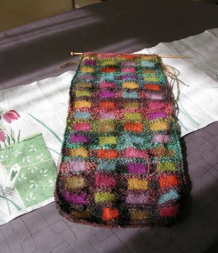 tricoter une echarpe originale