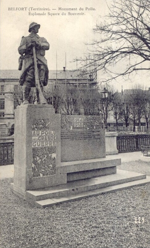 CPA Belfort Le poilu Tvx théâtre