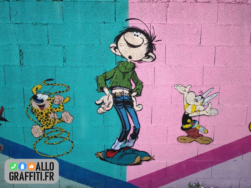 Décoration Cartoon à Caromb (84) - Allo Graffiti