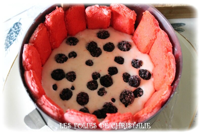 Bavarois litchis 8