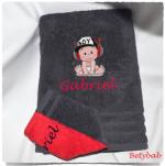 Serviette de toilette personnalisé BEBE BOY