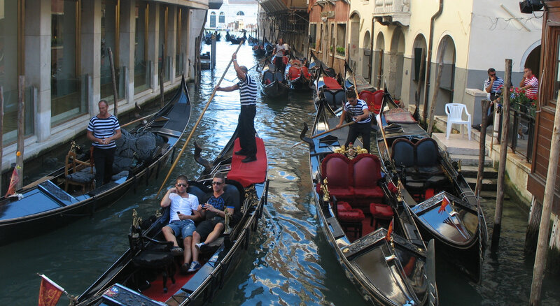 Venise, embouteillages (Italie)