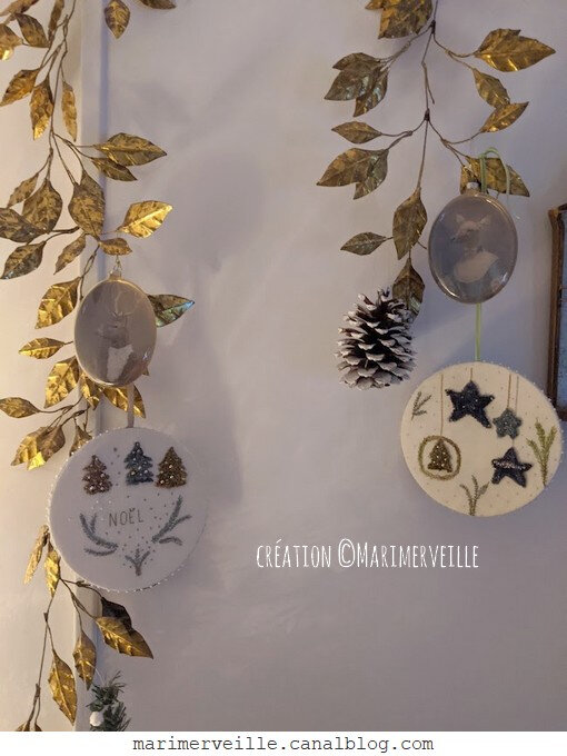 Galettes de Noël créations textiles©Marimerveille
