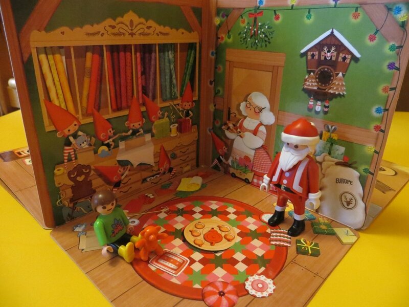 L'atelier duPère Noël à déplier