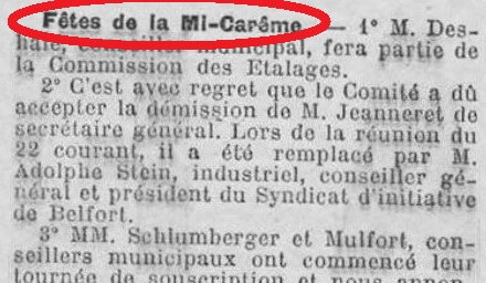 1922 03 01 Fêtes Mi carême La Frontière - Copie