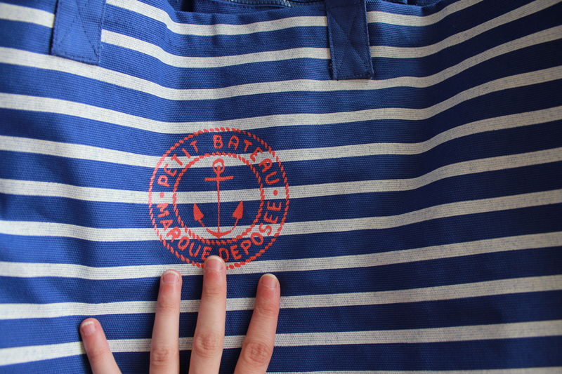 Cabas petit bateau clearance