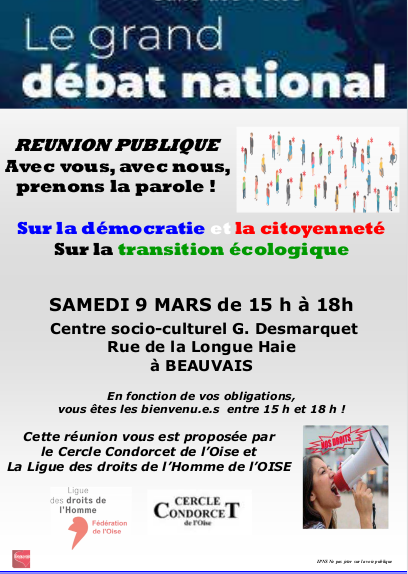 Affiche LE GRAND DEBAT_9 MARS 2019