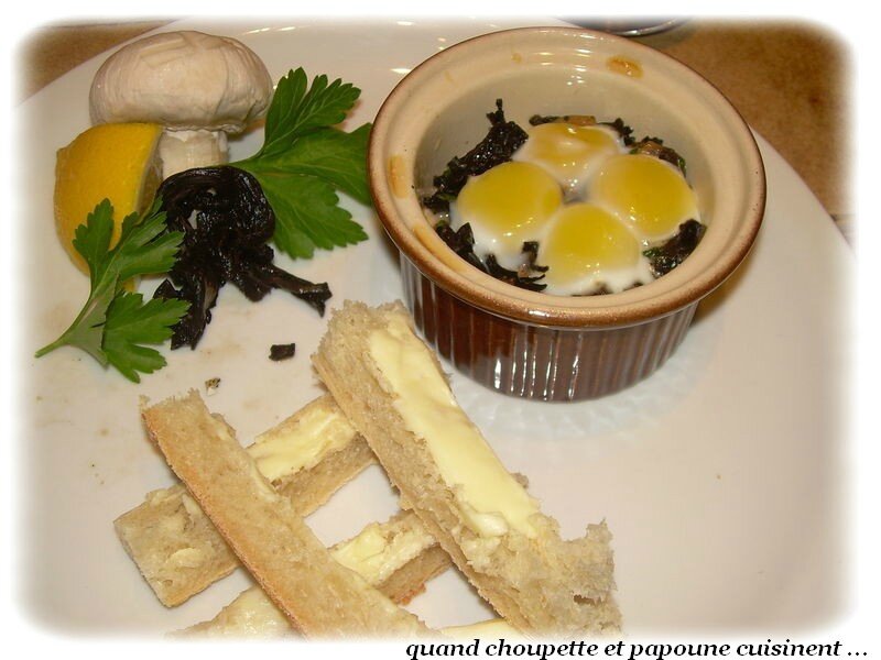 cassolette d'oeufs de caille-1