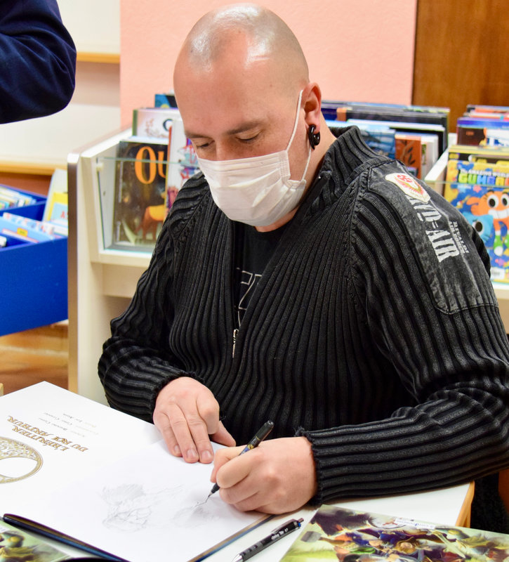 MÉDIATHÈQUE LOU ARDAN CÉDRIC CLERDENT DÉDICACES 2022 Lou Ardan