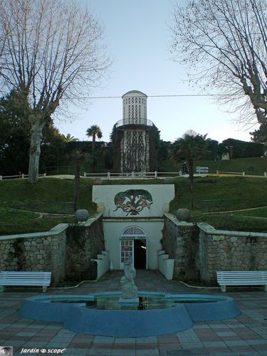 Accés au Parc Mauresque, ville d'hiver d'Arcachon