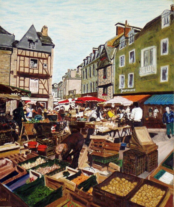 Marché de Vannes de P. Lucas
