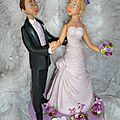 Figurine mariage : Delphine et Laurent