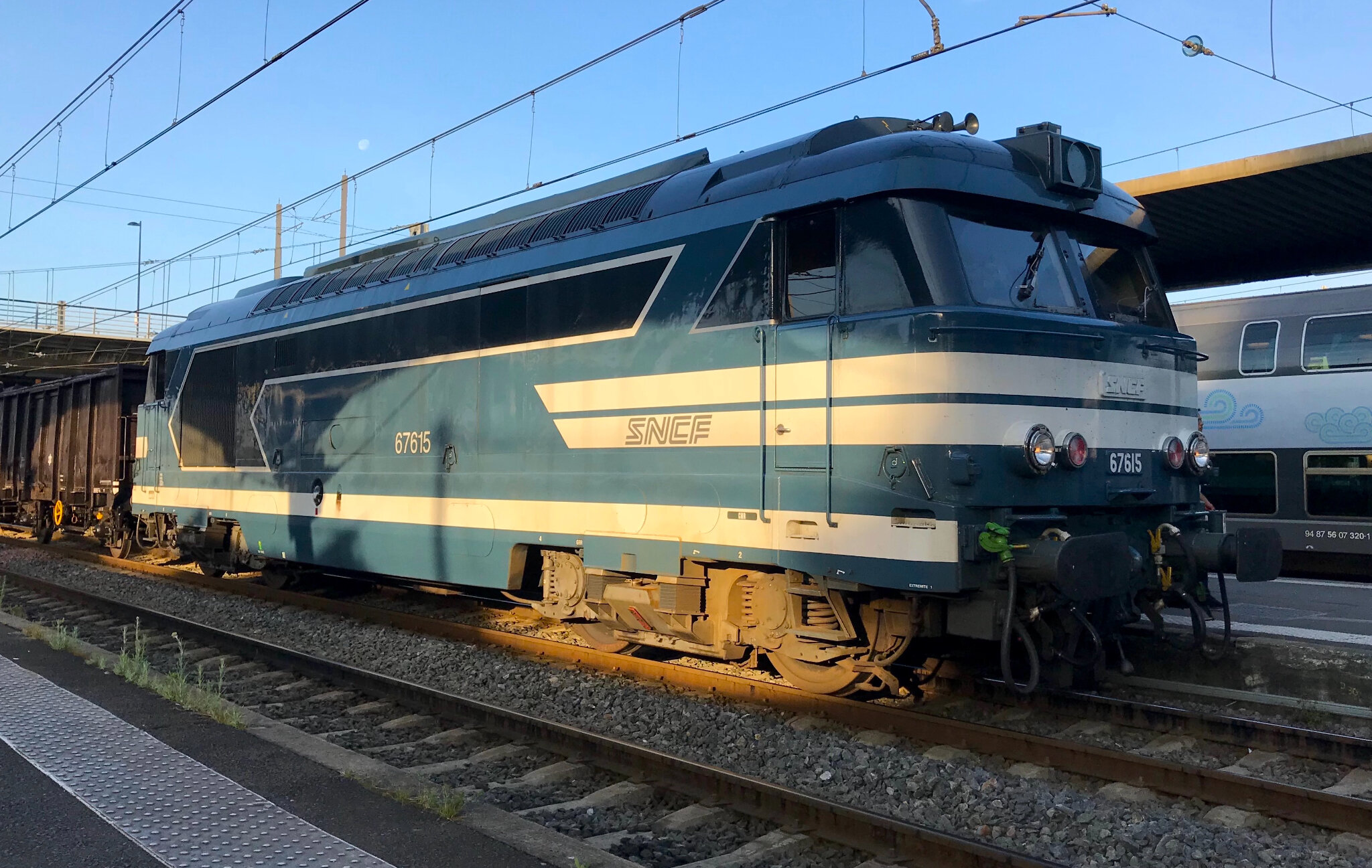 BB 67615 bleue, Bordeaux