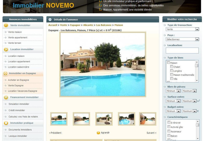 images villas Espagne luxe piscine