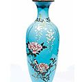 Vase de forme balustre en <b>shibuichi</b> et émaux cloisonnés. Japon, fin du XIXème siècle
