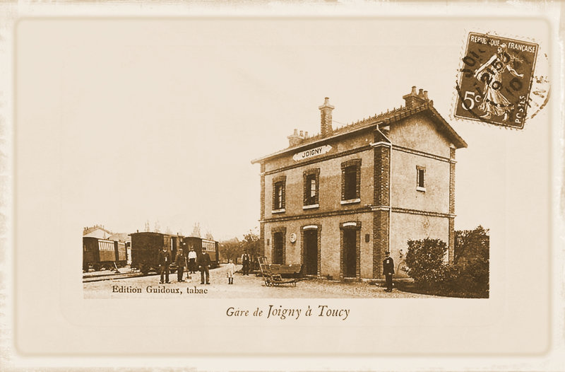 Intérieur gare Joigny-Toucy 1910