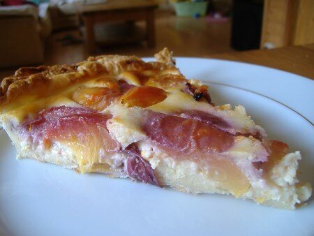 recettes dessert Tarte briochée aux fruits de saison 