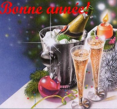 bonne année champagne