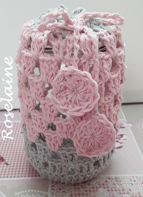 Octobre Rose 2023 crochet pochette 5