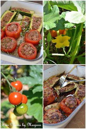 Tomates et courgettes farcies