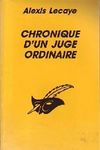 chronique d'un juge ordinaire