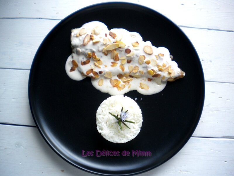Filet de truite d’Ardennes à la crème d’amandes