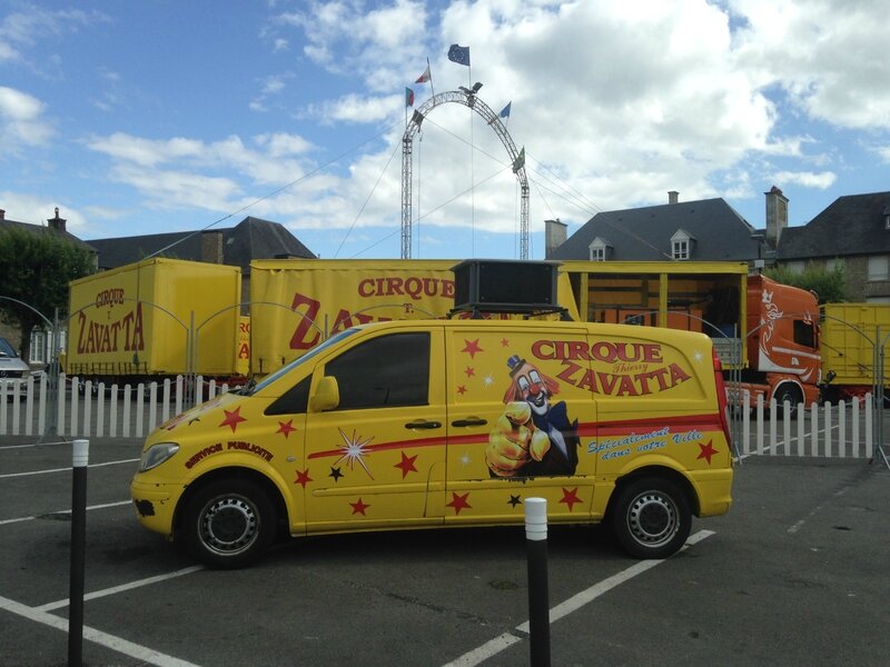 cirque Thierry Zavatta place Carnot Avranches juillet 2015