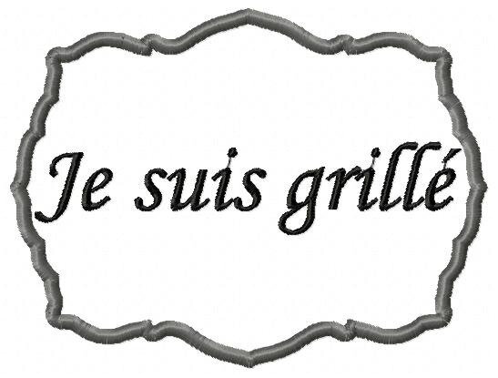 etiquette je suis grillé 140