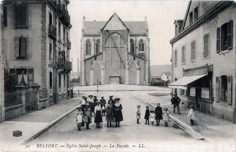 CPA Belfort Eglise Saint Joseph 8 rue de Strasbourg 1905-09