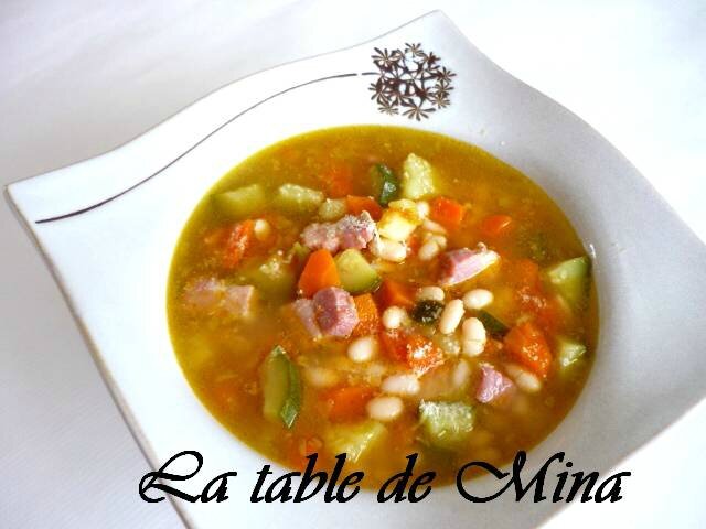 minestrone d'hiver aux mogettes