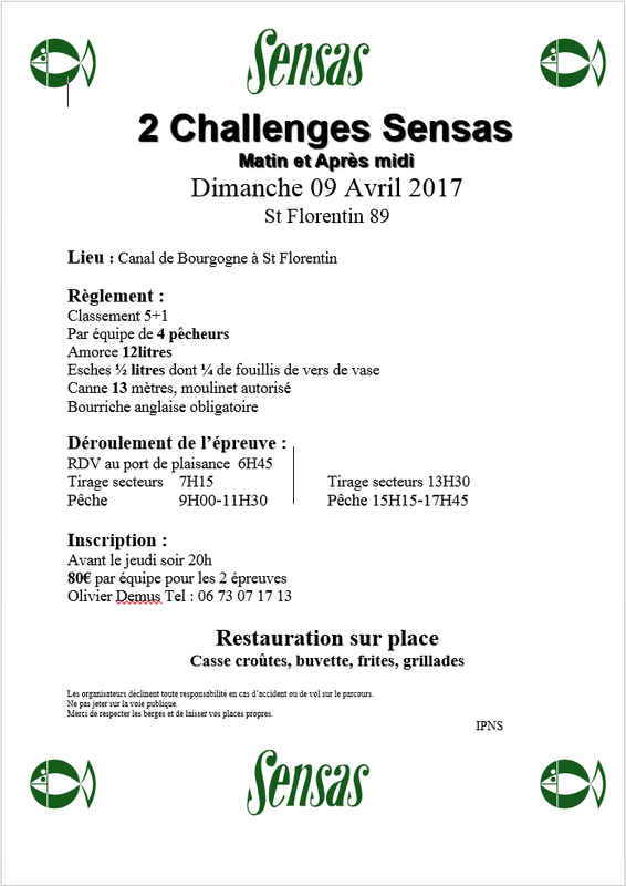 Challenge senssas 9 avril St Flo