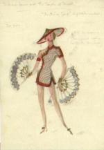 IJ TOD Dancer costume sketch - Anthony Powell