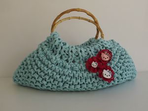 Sac hello kitty bleu