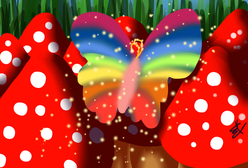 Rainbow buterfly