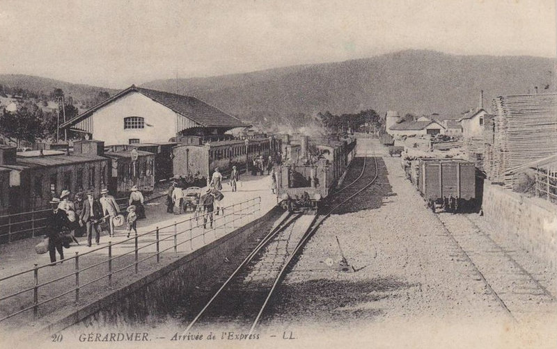 CPA Gérardmer La gare