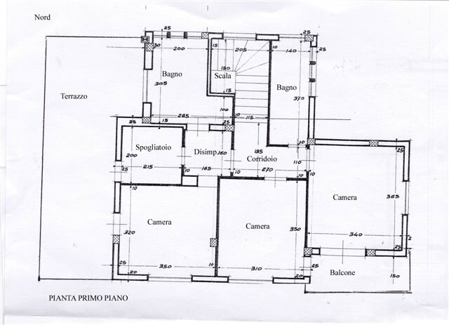 Copia (2) di Planimetria Primo Piano h
