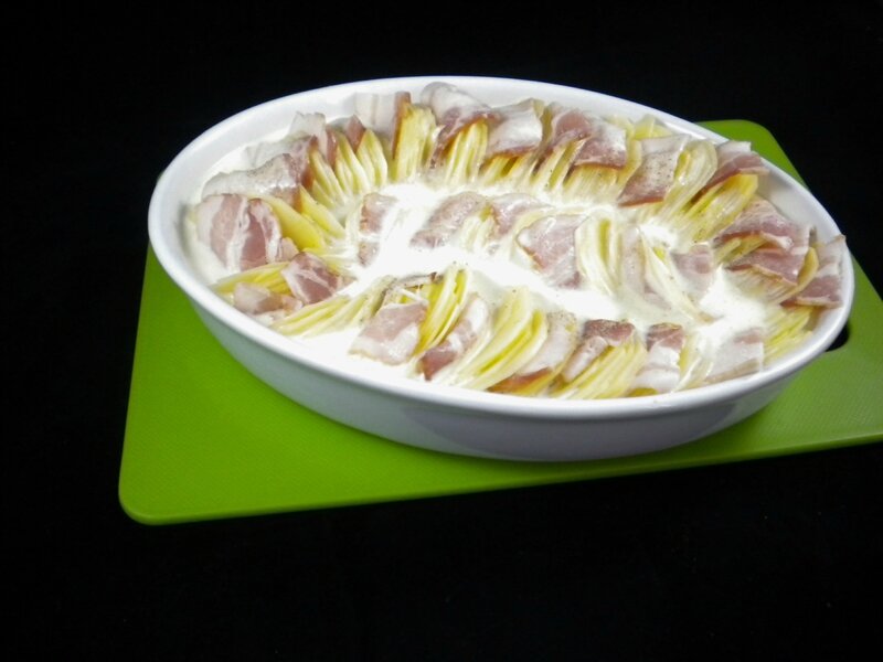 Gratin dauphinois au lard fumé 2