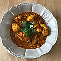 Curry de <b>lentilles</b> au chou-fleur