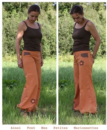 pantalon orange 2