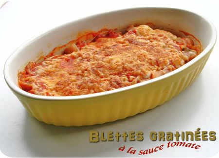 blettes gratinées à la tomate (scrap)