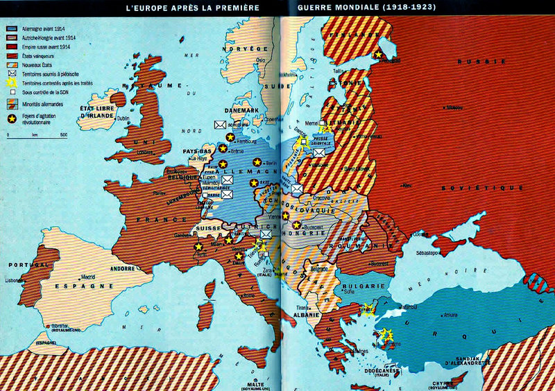 1923 carte europ